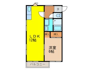 ロ－レルヒルズの物件間取画像